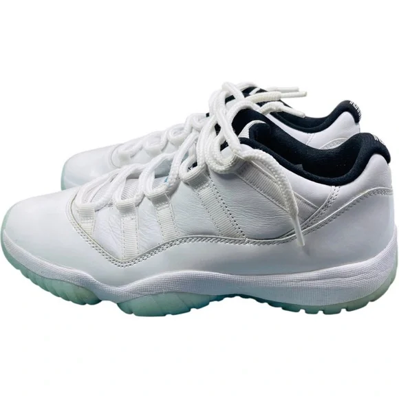Nike Air Jordan 11 Retro White Blue Legends Sneakers - Picture 6 of 13